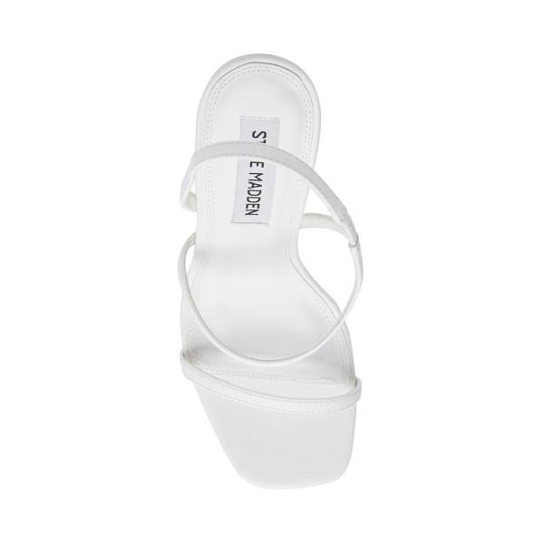 Szpilki Damskie Steve Madden Structure Heel Białe | SM-412WN