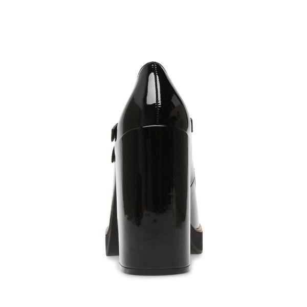 Szpilki Damskie Steve Madden Twice Lakierowana Heel Czarne | SM-729CO