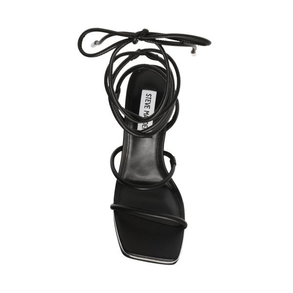 Szpilki Damskie Steve Madden Unfold Heel Czarne | SM-846VG