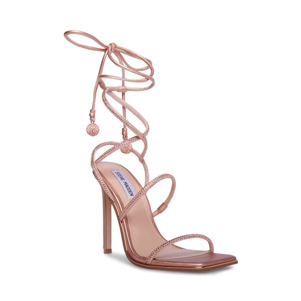 Szpilki Damskie Steve Madden Unveil Heel Różowe Złote | SM-394RG