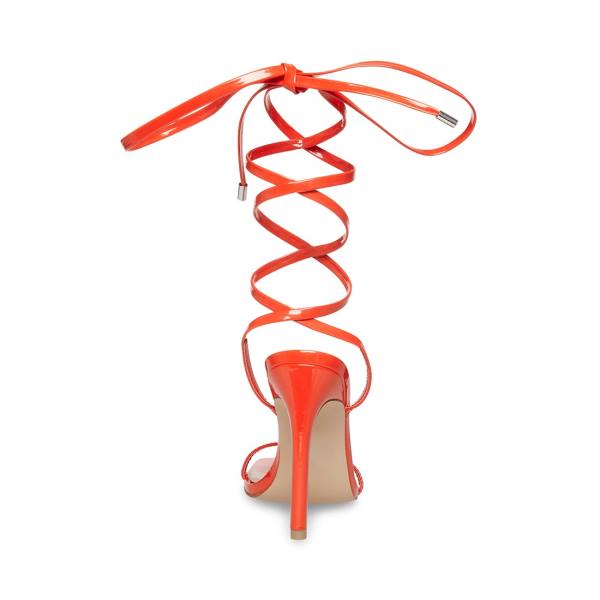 Szpilki Damskie Steve Madden Uplift Lakierowana Heel Czerwone | SM-946NU
