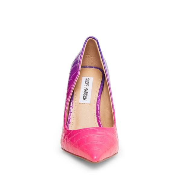 Szpilki Damskie Steve Madden Vala Heel Fioletowe Kolorowe | SM-194AJ