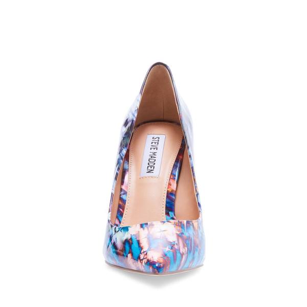Szpilki Damskie Steve Madden Vala Heel Niebieskie Kolorowe | SM-742EP