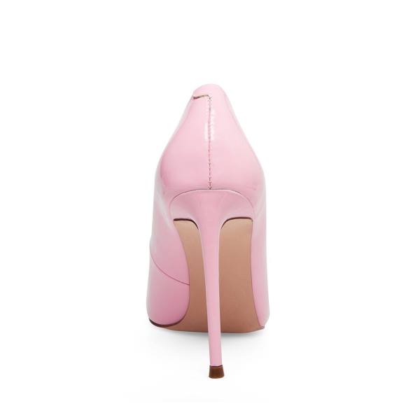 Szpilki Damskie Steve Madden Vala Lakierowana Heel Różowe | SM-526CQ