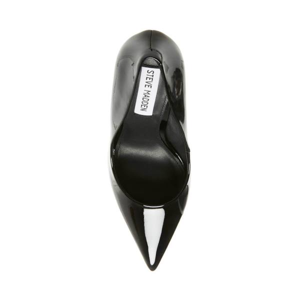 Szpilki Damskie Steve Madden Vala Lakierowana Heel Czarne | SM-692EH