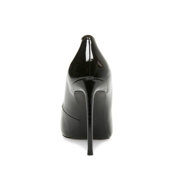 Szpilki Damskie Steve Madden Vala Lakierowana Heel Czarne | SM-692EH