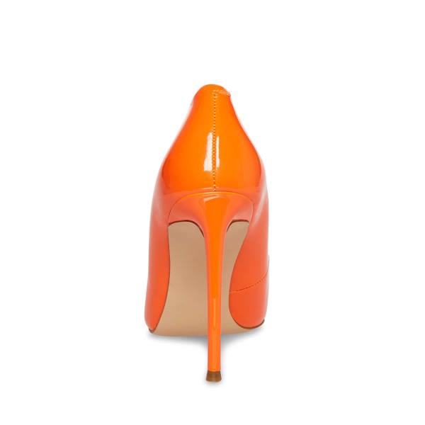 Szpilki Damskie Steve Madden Vala Lakierowana Heel Pomarańczowe | SM-821WF