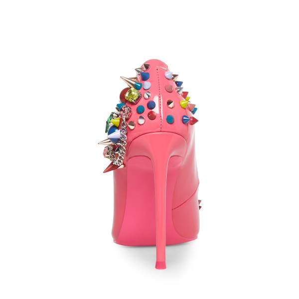 Szpilki Damskie Steve Madden Veronicka Heel Różowe Kolorowe | SM-120WP