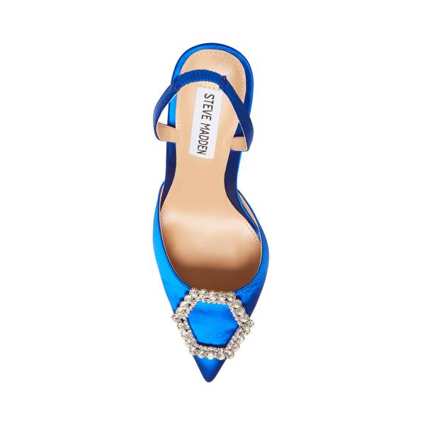 Szpilki Damskie Steve Madden Vionnet Heel Niebieskie | SM-546HZ