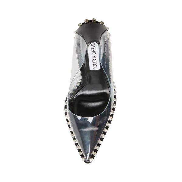 Szpilki Damskie Steve Madden Vyper Heel Czarne Kolorowe | SM-349CX