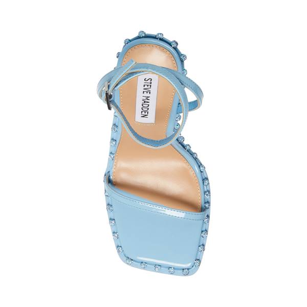 Szpilki Damskie Steve Madden Zelle Heel Niebieskie | SM-635YX