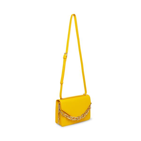 Torba Crossbody Damskie Steve Madden Bindio Żółte | SM-546KU