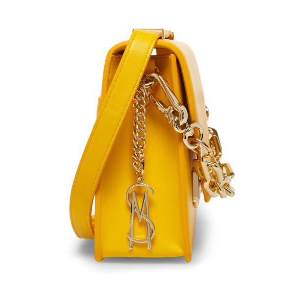 Torba Crossbody Damskie Steve Madden Bindio Żółte | SM-546KU