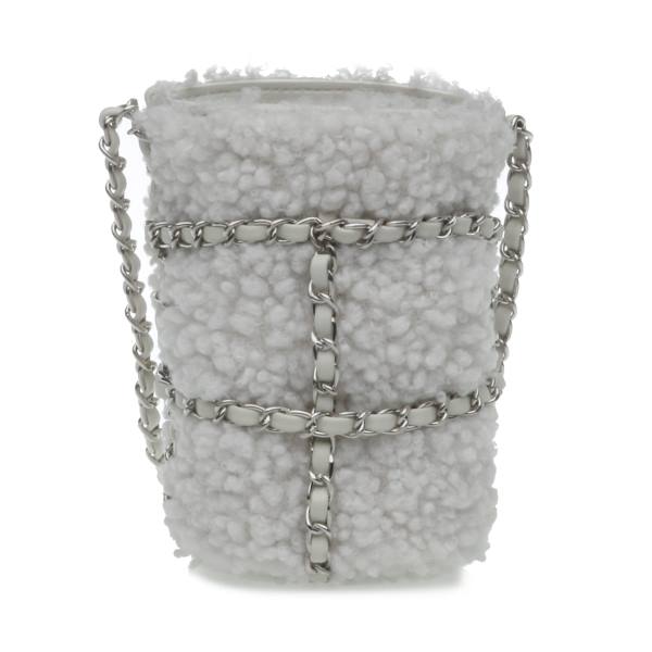 Torba Crossbody Damskie Steve Madden Bquench Faux Fur Białe | SM-093RX