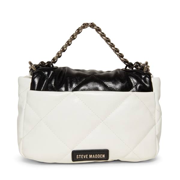 Torba Crossbody Damskie Steve Madden Bterra-b Czarne Białe | SM-325TQ