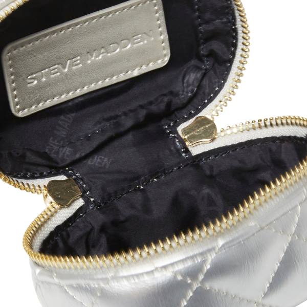 Torba Crossbody Damskie Steve Madden Bvanity Mini Srebrne | SM-349MG