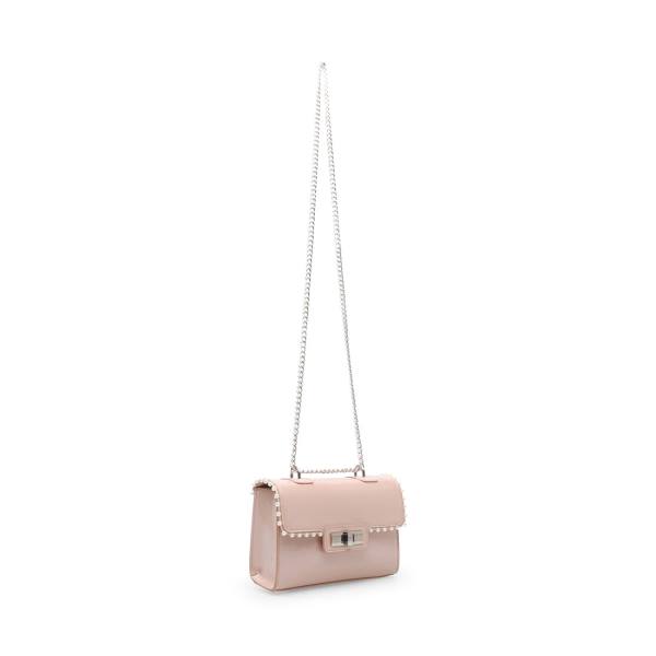Torba Crossbody Damskie Steve Madden Bvyper Pearl Blush Lakierowana Różowe | SM-459PI
