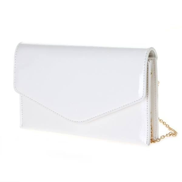 Torba Crossbody Damskie Steve Madden Bworldly Lakierowana Białe | SM-450FR