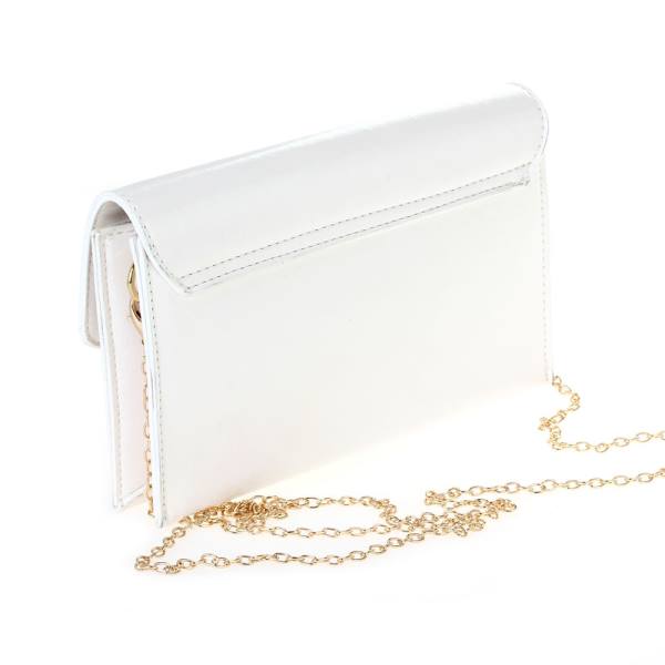 Torba Crossbody Damskie Steve Madden Bworldly Lakierowana Białe | SM-450FR