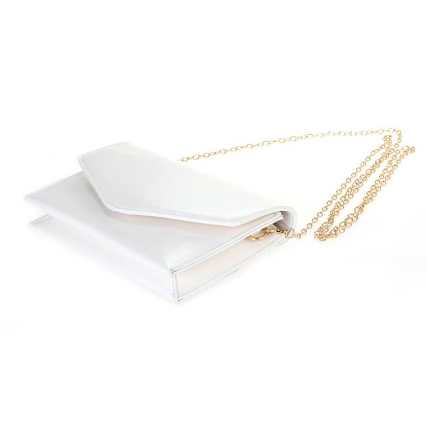Torba Crossbody Damskie Steve Madden Bworldly Lakierowana Białe | SM-450FR