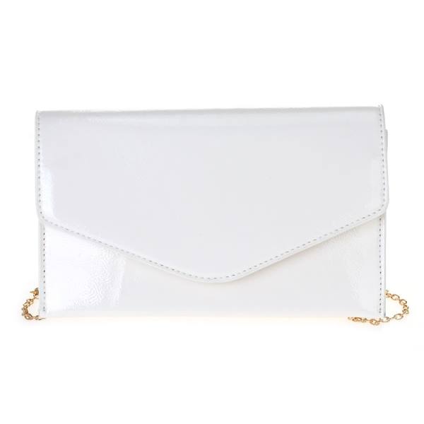 Torba Crossbody Damskie Steve Madden Bworldly Lakierowana Białe | SM-450FR