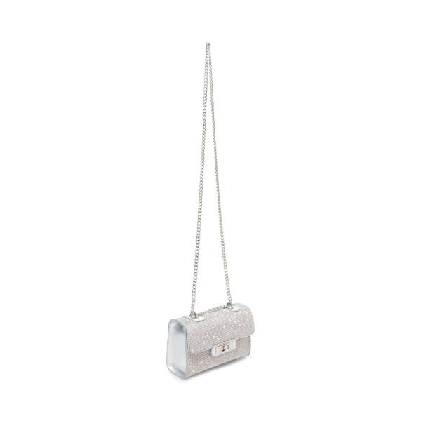 Torba Crossbody Damskie Steve Madden Bwonders Srebrne | SM-542OM