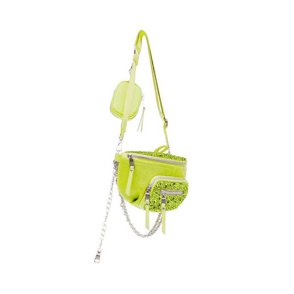 Torby Przez Ramię Damskie Steve Madden Bmaxima Lime Głęboka Zielone | SM-097AJ