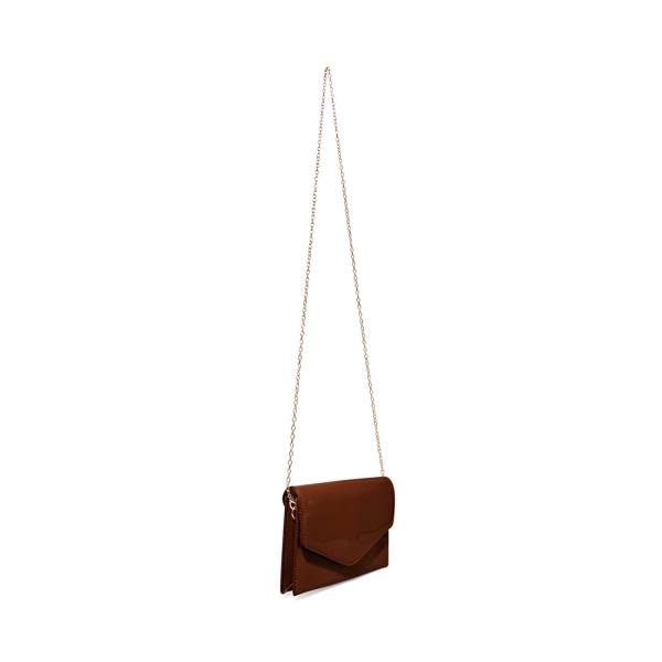 Torby Przez Ramię Damskie Steve Madden Bworldly Cognac Ciemny Brązowe | SM-741MR