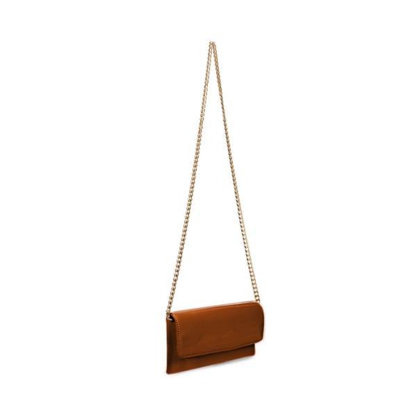 Torby Przez Ramię Damskie Steve Madden Bsublime Cognac Lakierowana Brązowe | SM-756GE
