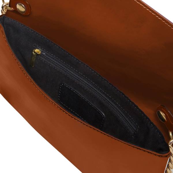 Torby Przez Ramię Damskie Steve Madden Bsublime Cognac Lakierowana Brązowe | SM-756GE