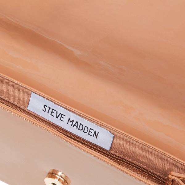 Torby Przez Ramię Damskie Steve Madden Bworldly Camel Lakierowana Brązowe | SM-914ME