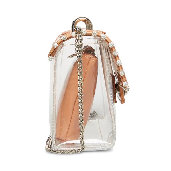 Torby Przez Ramię Damskie Steve Madden Bvyper Camel Lakierowana Brązowe | SM-930OG