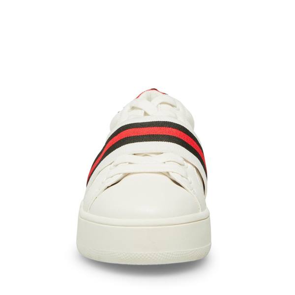 Trampki Damskie Steve Madden Becks Białe Kolorowe | SM-615LP