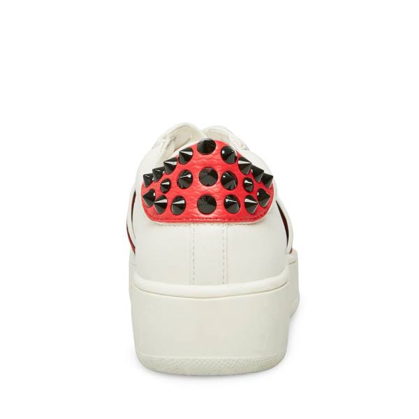 Trampki Damskie Steve Madden Becks Białe Kolorowe | SM-615LP