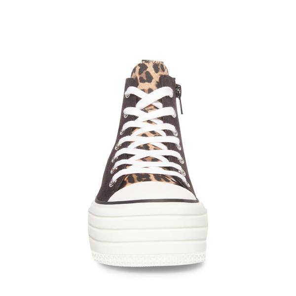 Trampki Damskie Steve Madden Berkley Czarne Kolorowe | SM-725PN
