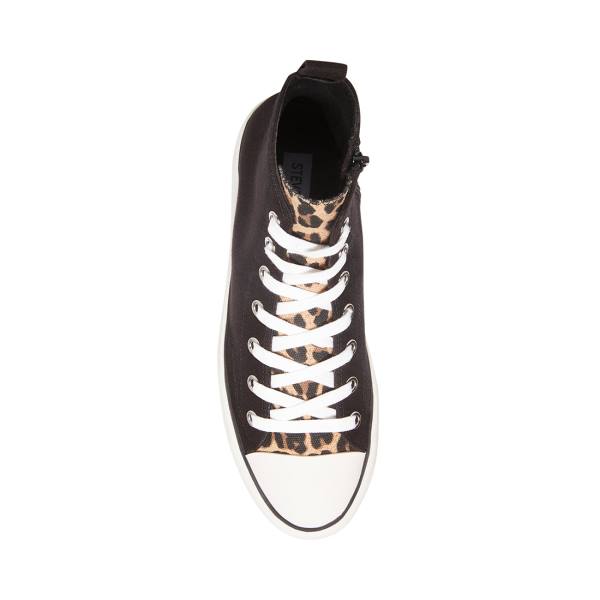 Trampki Damskie Steve Madden Berkley Czarne Kolorowe | SM-725PN