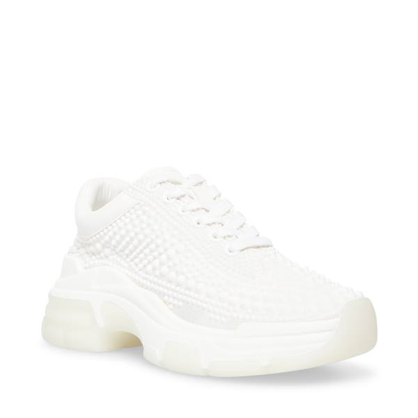 Trampki Damskie Steve Madden Blitz Białe | SM-354XJ