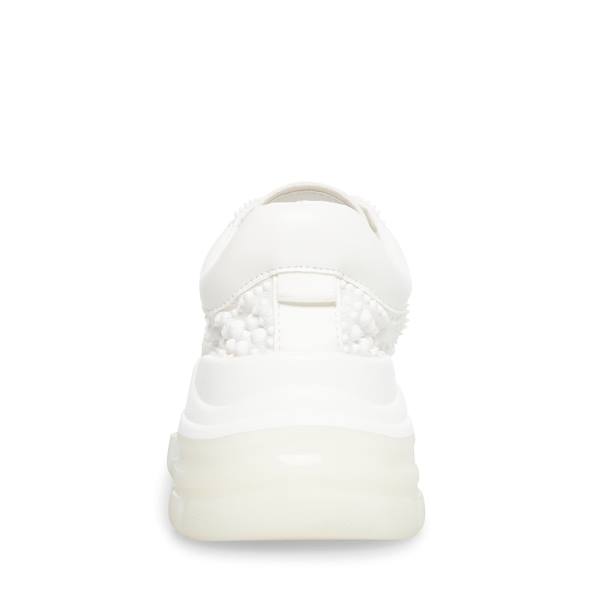 Trampki Damskie Steve Madden Blitz Białe | SM-354XJ