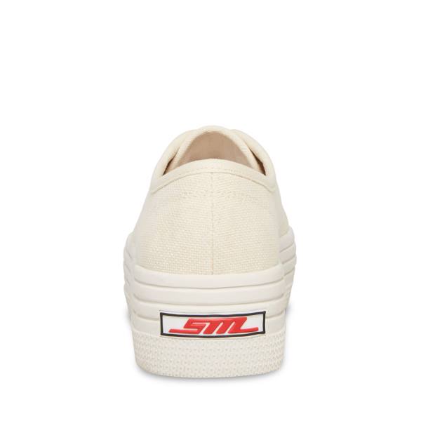 Trampki Damskie Steve Madden Bobbi 30 Bone Beżowe | SM-165FC