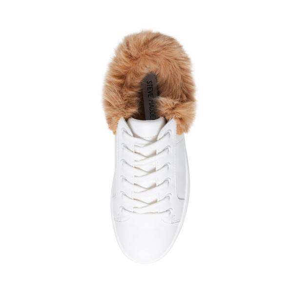 Trampki Damskie Steve Madden Brenner Białe Kolorowe | SM-760HO