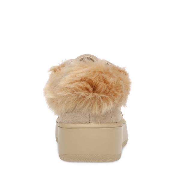 Trampki Damskie Steve Madden Brenner Tan Brązowe Kolorowe | SM-783US