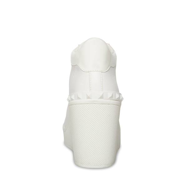 Trampki Damskie Steve Madden Brix Białe | SM-619UL