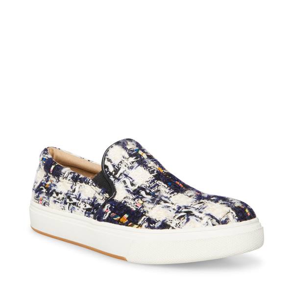 Trampki Damskie Steve Madden Coulter Granatowe Kolorowe | SM-217QI