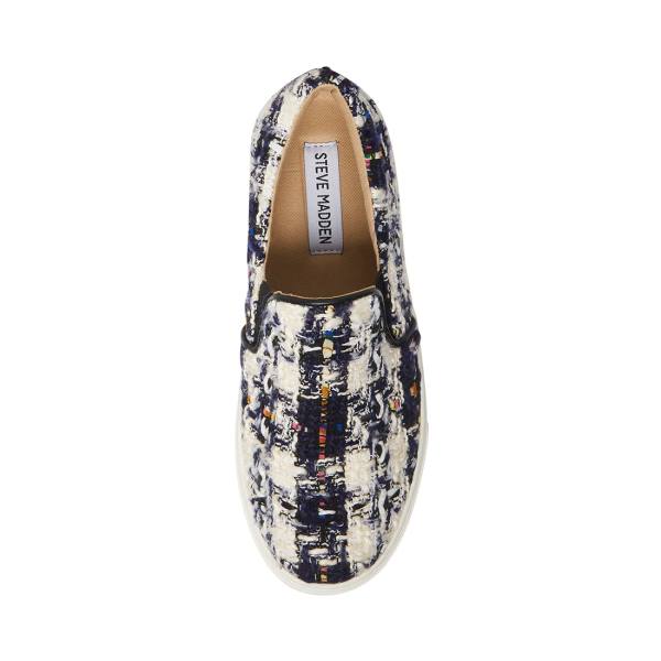 Trampki Damskie Steve Madden Coulter Granatowe Kolorowe | SM-217QI