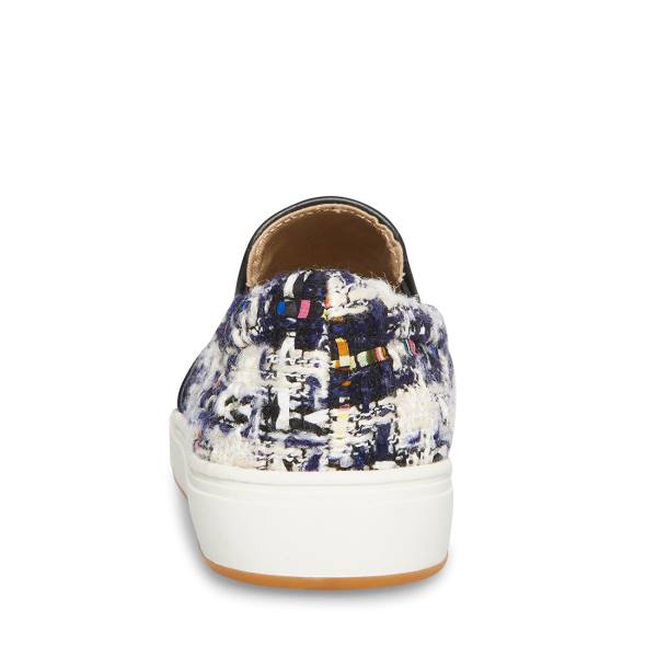 Trampki Damskie Steve Madden Coulter Granatowe Kolorowe | SM-217QI