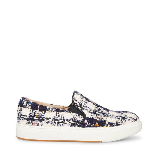 Trampki Damskie Steve Madden Coulter Granatowe Kolorowe | SM-217QI