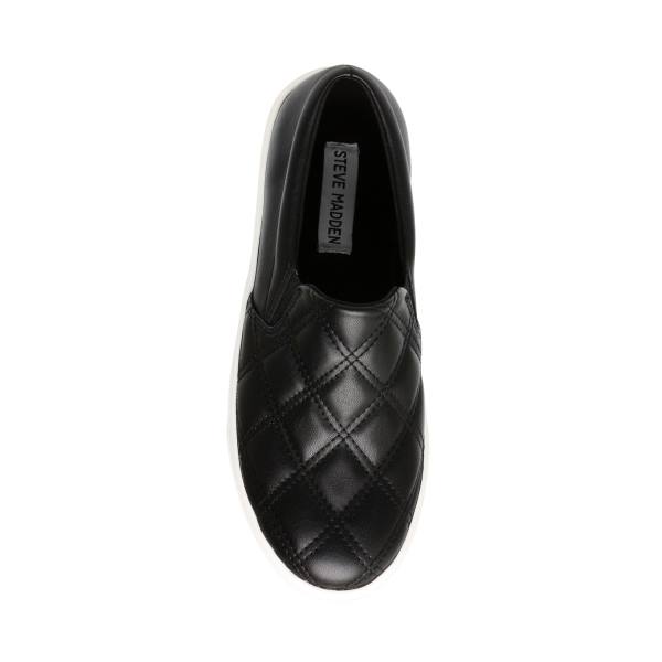 Trampki Damskie Steve Madden Coulter-q Czarne | SM-143XU