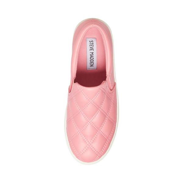 Trampki Damskie Steve Madden Coulter-q Różowe | SM-916VH