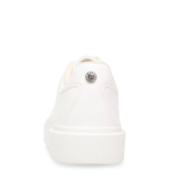 Trampki Damskie Steve Madden Everson Białe | SM-082WR