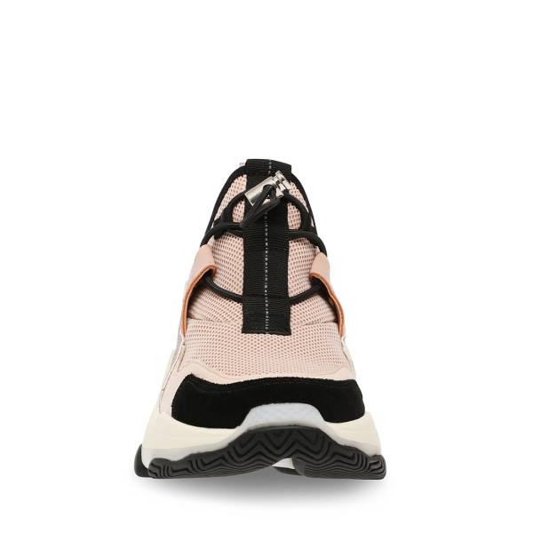 Trampki Damskie Steve Madden Fly Blush Różowe Kolorowe | SM-053OE
